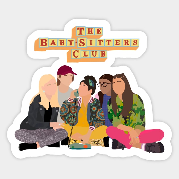 Baby-Sitters Club Sticker by rachaelthegreat